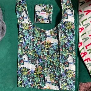 BAGGU x The Met Unicorn Garden limited edition standard size reusable tote bag